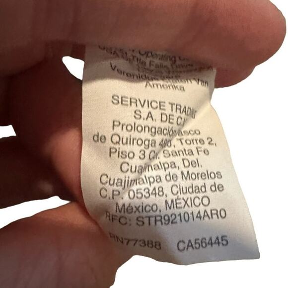 Point Sur Women’s Medium Long Sleeve Light Blue and Pink Wool Crew Neck Sweater - Picture 13 of 14